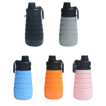 China BPA Free Expandable Collapsible Water Bottle Travel Sports Drink ...