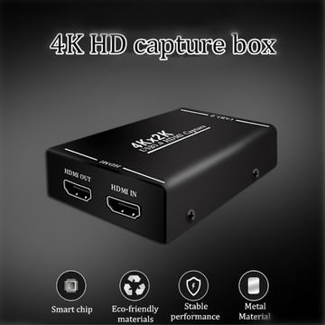 VS Power HDMI to USB3.0 Video Capture Card with Mic Input Live Streaming  Recorder