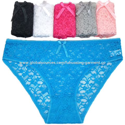 In Stock Bulk Sexy See Through Transparent Nylon Underwear Girls