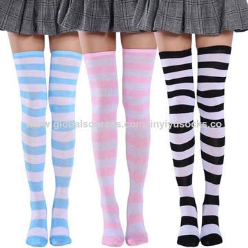 Irish Shamrock OTK Socks Fashion Socks Long Socks Ladies Over The Knee Socks UK Size 4-6 Women Socks Print Socks Thigh High Socks