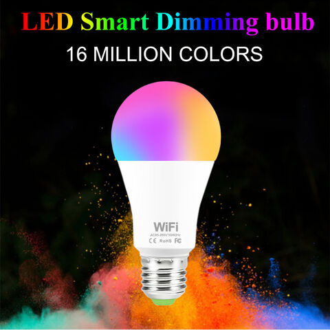 E26 Smart RGBWW LED Bulb 9W Wifi Magic Home Smart APP Music Control  Dimmable Work with Alexa Google Home 110V 