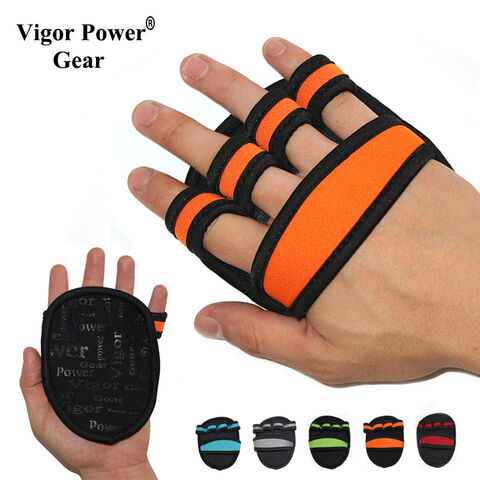 Almohadillas de agarre para levantamiento de pesas de nailon SBR para gimnasio, entrenamiento, para hombres y mujeres con logo personalizado for sale at factory direct price