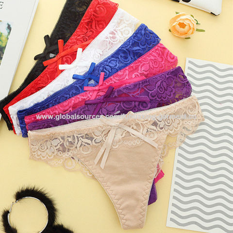 Customized Lace Breathable Cute Ladies Underwear - China Customized  Underwear and Women Lingerie price