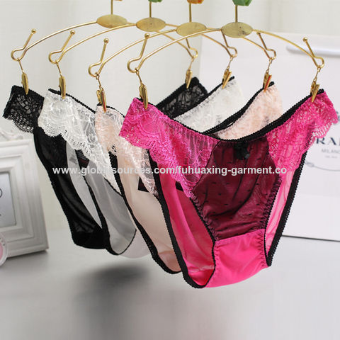 3 Pçs/pacote Mulheres Lace Underwear Calcinhas Plus Size S-XL