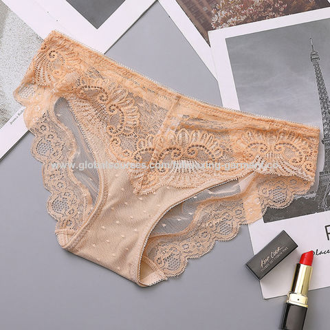 High Quality Transparent Lace Panties For Women, Soft And Sexy