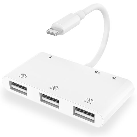 USB OTG for iPhone/iPad, Compatible with iOS 13 and Later, USB Female