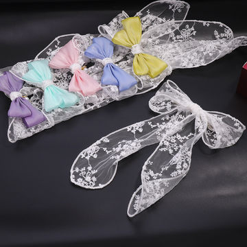 Buy Wholesale China New Style Lace Bow Hair Clip Beautiful Ribbon Hair  Barrettes For Girls Factory Wholesale & Hair Clip at USD  | Global  Sources