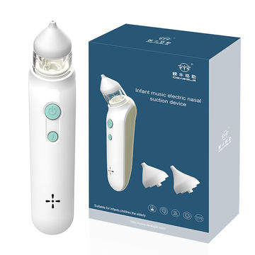 Nasal Aspirator for Baby Electric Baby Nose Sucker with Adjustable 3 Levels  Suction Rechargeable Booger Sucker for Babies with 8 Light Modes and 3  Nursery(Blue) Rhymes(Green)