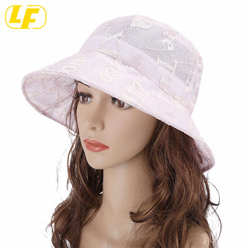 Wansan Bucket Hats for Women Foldable Outdoor UV Protection Beach Cap Fishermans Hat 