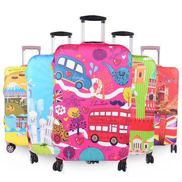 Buy Wholesale China Travel Luggage Accessories Custom Luggage Spandex Cover  Dust Protective Sublimation Suitcase Cover & Custom Luggage Spandex  Sublimation Suitcase Cover at USD 2 | Global Sources