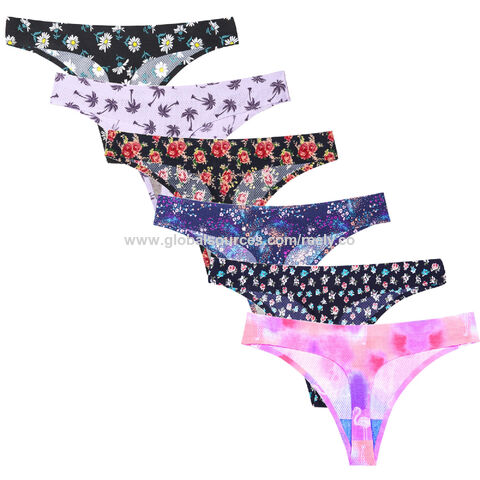 European and American Size Women's Panties G String Briefs