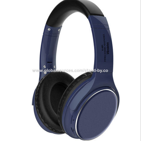 Auricular Bluetooth Inalambrico Stereo Color Azul - Global Electronics  (caja X 100)