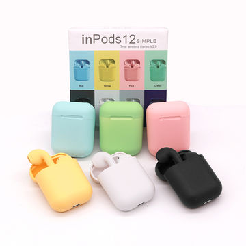 Compre Tws I12 Macaron Auriculares Inpods 12 Bt 5,0 Verdadero