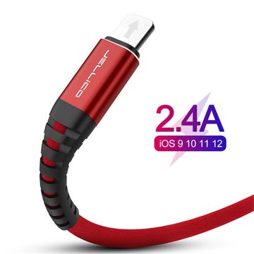 Cable USB a Lightning, Cable de carga rápida 2.4A, Cables USB de alta resistencia, Cable cargador para iPhone, for sale at factory direct price