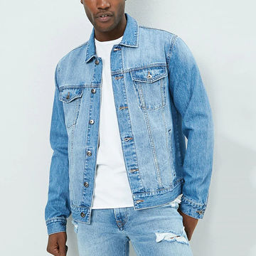 wholesale custom logo blue jean jackets plain men denim jacket – Lennox  Fashion Bd