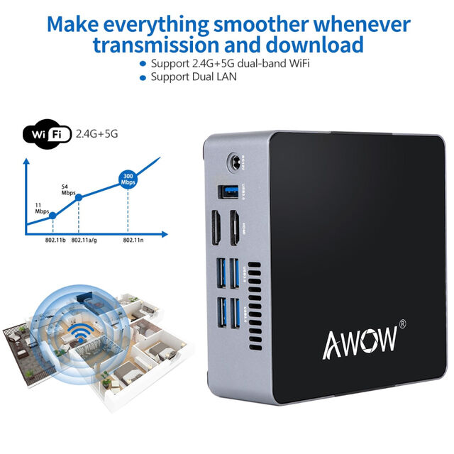 Buy Wholesale China C&q Pc Mini Desktop Computer Mini Pc For Home ...