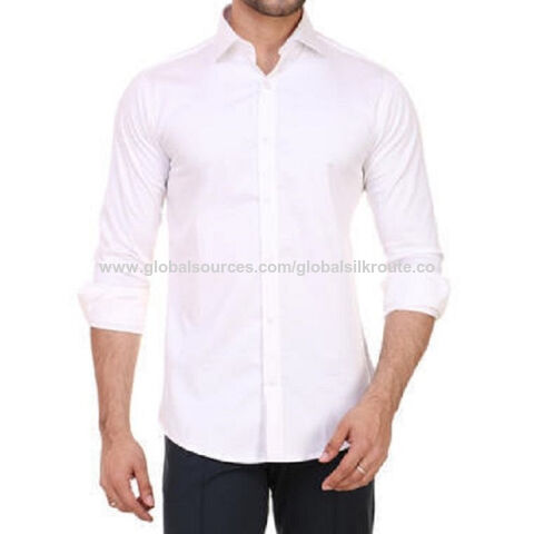 Mens White shirt - Buy White shirt in India, White Collar shirt