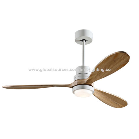 Led Fan Lights Wood Color Blade Ceiling Simple Decoration Turn On Off By 2 4g Remote With Lighting China Light Globalsources Com - How To Turn On A Ceiling Fan Light