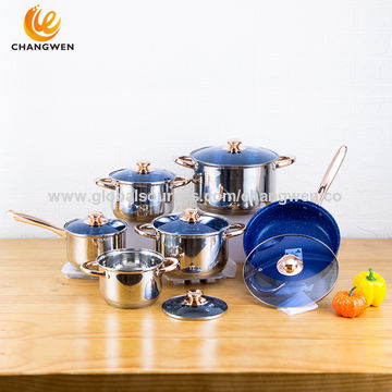 Buy Wholesale China 12pcs Stainless Steel Cookware Set Pots Pans