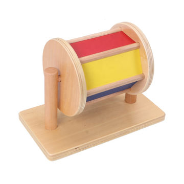Kid Classic Toys Flower Rotating Wooden Spinning Wood Baby Educational Toy #UK 