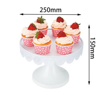 11 Inch White Wedding Plate Cupcake Stand For Display 6 Inches Tall Footed  Cake Platter - China Wholesale Cupcake Stand $3.5 from Hangzhou wideny  industry co.,Ltd