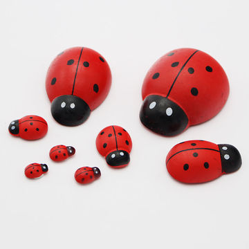 Wooden Ladybird Shaped Yo-Yo Kids Children Educational Toy Gi*SG