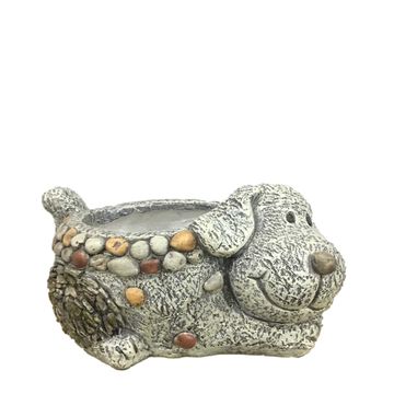 dog planters outdoor