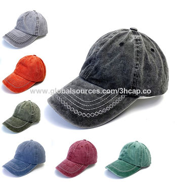 Custom Baseball Cap Key and Red Tag Embroidery Casual Hats for Men & Women 
