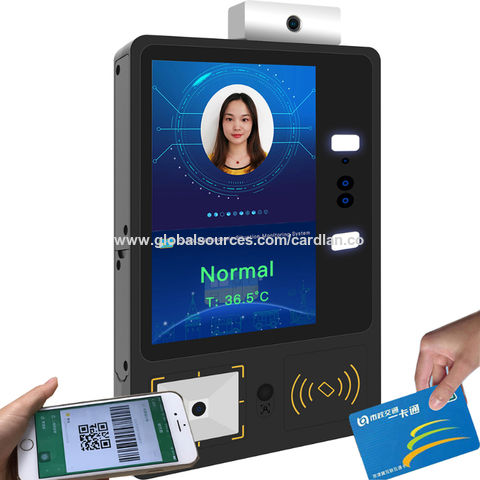 Smart access control terminal support NFC and Barcode body temperature ...