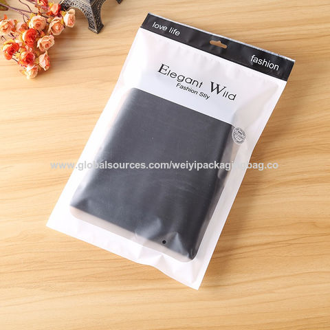 Plastic Hanger Underwear Clothes Pp Garment Packaging Bags Pvc
