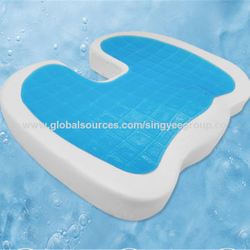 Gel Back Cushion For Car, Office Chair, Lumbar Support Pillow For Waist,  Slow Rebound Cushion For Back, Summer