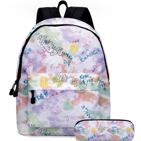 Wholesale New School Bags for Teenagers Girls Schoolbag Large Capacity  Ladies Printing Backpack Girls School Backpack Set with Lunch Bag From m.