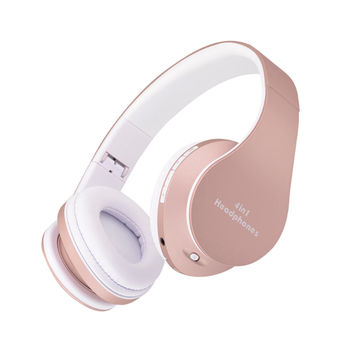 Achetez Casque Bluetooth en Casque Bluetooth Sans Fil à Tête - Rose de  Chine