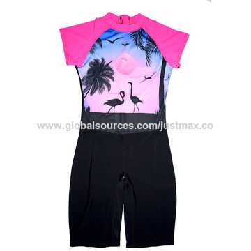 Maillot De Bain Une Pièce Femme Rashguard - UPF50+ | Séchage Rapide | Zip Avant | Boyshort