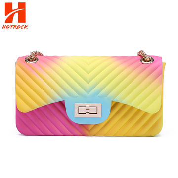 Rainbow Jelly Shoulder Bag – IFASHIONIA.COM