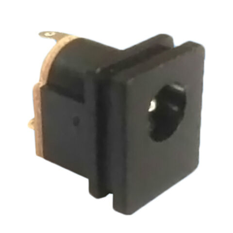 Conector de Alimentación DC con 3 Pines de Soldadura, Utilizado en Dispositivos de Audio