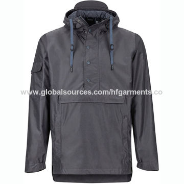 rain jacket half zip