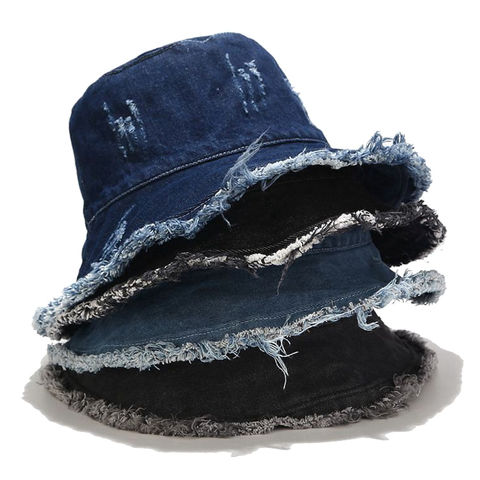 Fishing Blue Jean Cheap Washed Plain Designer Wholesale Blank Custom Logo  Cotton Denim Bucket Hat - Buy China Wholesale Bucket Hats $2