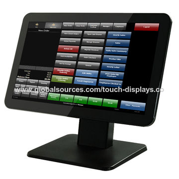 China15.6 inch capacitive Touch screen All in one POS displays PC ...