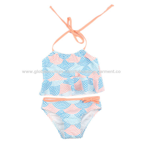 Teen bikini, two-piece cute swimwear with print for sale at factory direct price