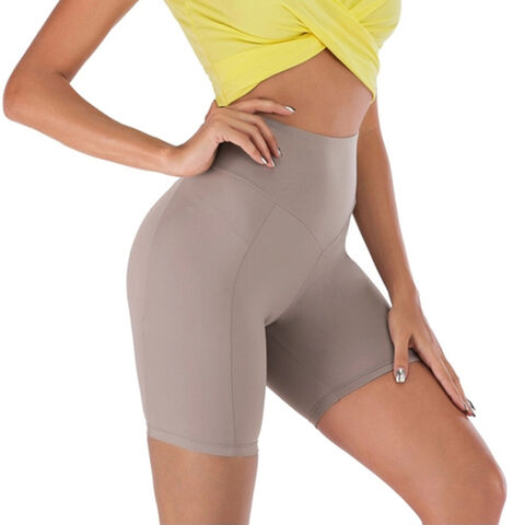 Womens High Waisted Biker Shorts Tummy Control Yoga Shorts Pants