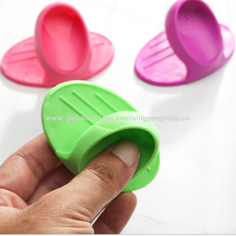 Doigtiers en silicone Mini clip d'isolation thermique pour les mains Clip de pot anti-brûlure multifonctionnel en silicone