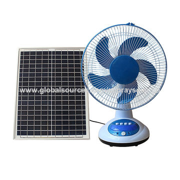 Panneau solaire rechargeable pour support de bureau portable 16/12pouces à  hauteur réglable Ventilateur - Chine Ventilateur solaire, ventilateur  solaire rechargeable