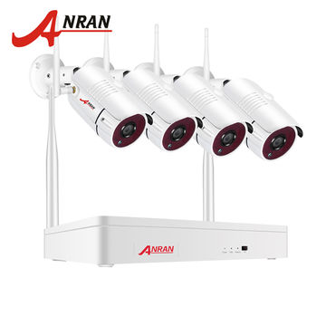 ANRAN 4CH Wireless 2MP/5MP NVR Outdoor Home WIFI Camera CCTV Security System Kit 