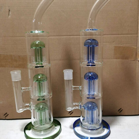 Hookah Water Pipe Glass 10" Honey Comb Percolator Tobacco Bong Assorted Colors 