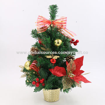 Christmas Tree Decor 60cm LED Mini Table Top Home Table Xmas Decoration Supply 