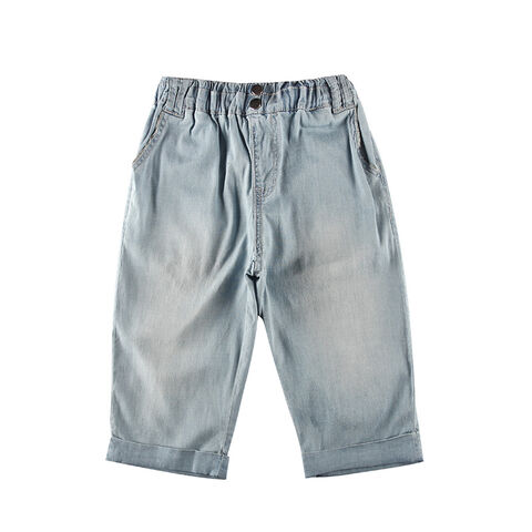 girls blue short half jeans pants| Alibaba.com
