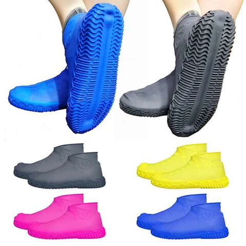 Couvre-chaussures Stretchy Silicone Étanche Anti-dérapant Couvre-chaussures  de pluie Couvre-chaussures de pluie 