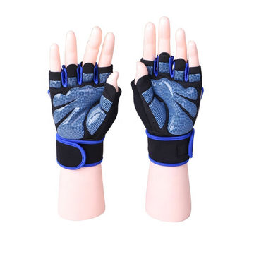 Guantes De Gel Para Levantamiento De Pesas Para Hombre Y Mujer, Protección  Completa Para La Palma De La Mano, Protector De Entrenamiento Para Gimnasio,  Equipo De Levantamiento De Potencia - Guantes De