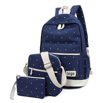 school bag blue colour